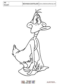 daffy-duck boyama sayfaları